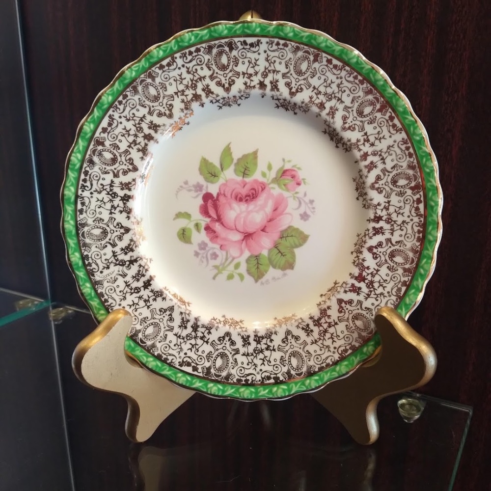 Myott Staffordshire Princess Elizabeth Plate - Picture 2 of 6